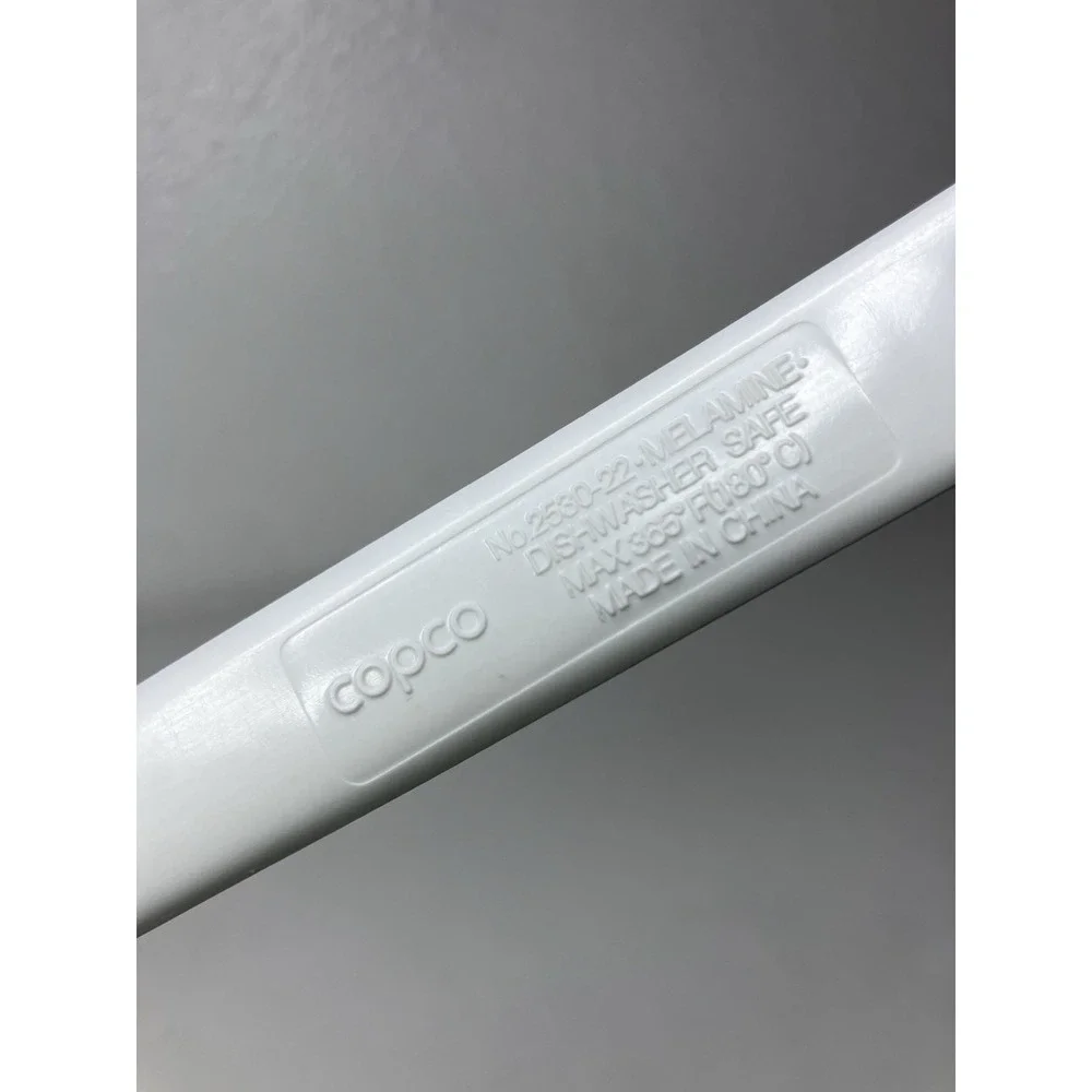 VTG COPCO White Melamine Kitchen Utensil‎ Spoon No.2530-22 Dishwasher Safe